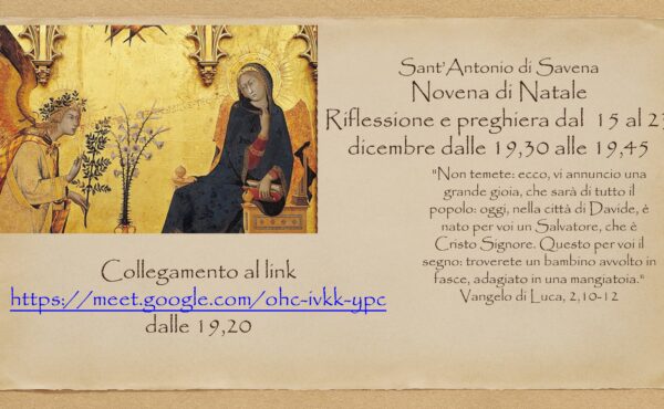 Novena di Natale – Riflessione e preghiera